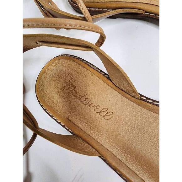Madewell The Wave Lace Up Gladiator Sandals Sz 7 - Picture 9 of 10